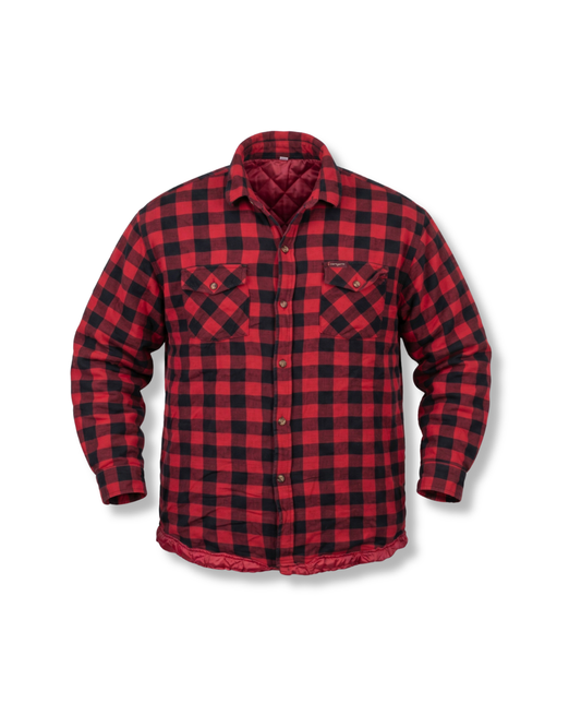 CANYON GUIDE OUTFITTERS : QUILT-LINED BUFFALO PLAID SHACKET