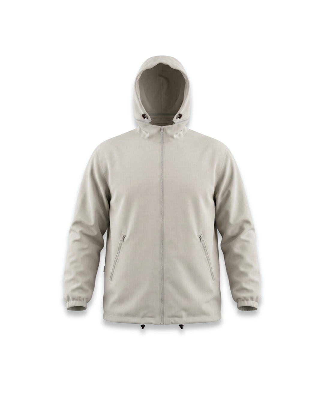 MINIMAL HOODED SHELL JACKET