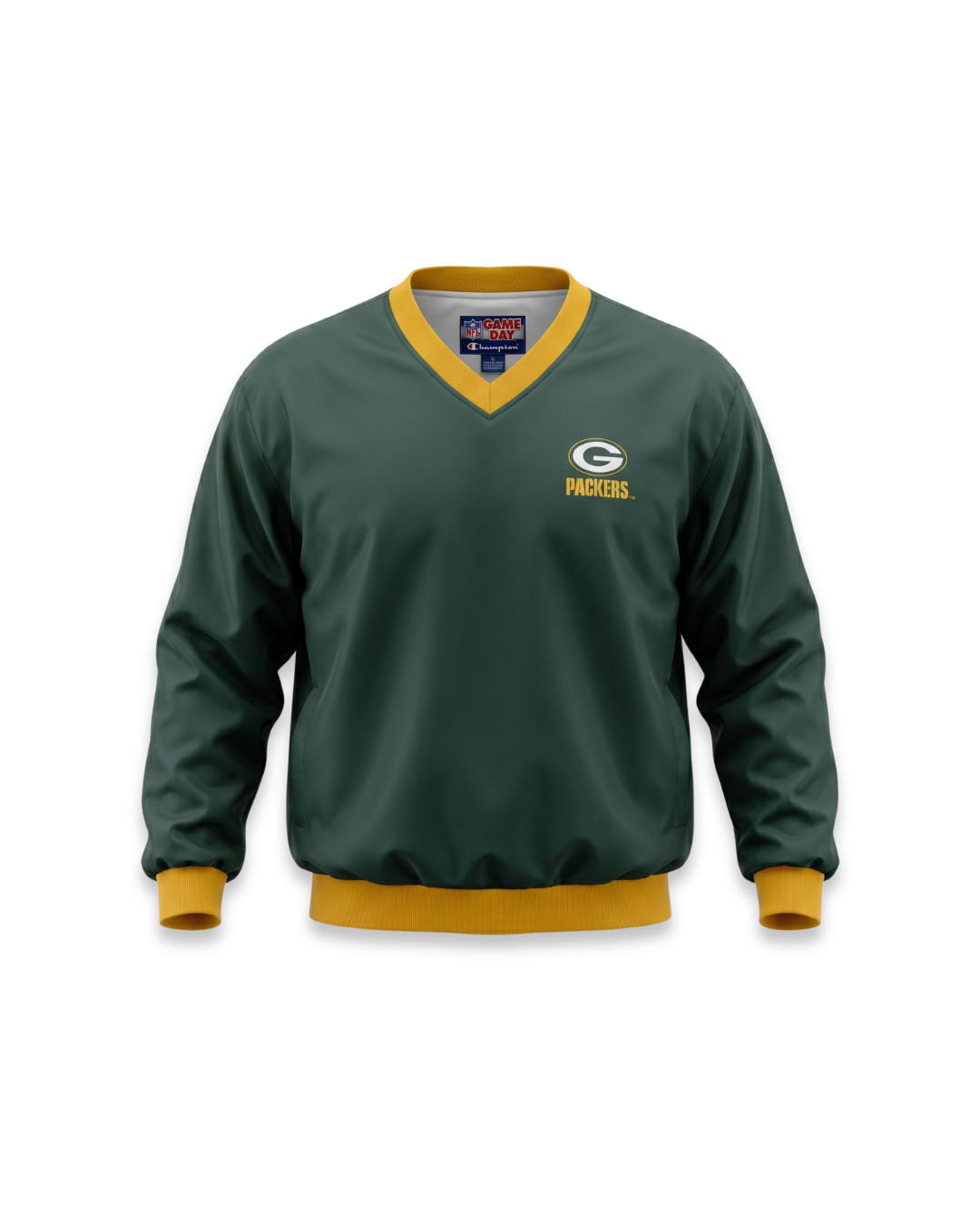 GREEN BAY PACKERS : 90s NFL PULLOVER WINDBREAKER